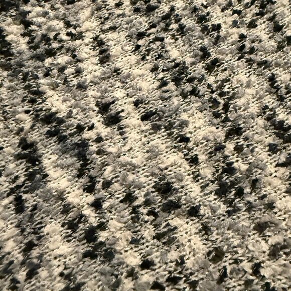 Maurices Plus Size Black White Boucle Shimmer Cropped Sweater 2X Pullover Cozy - Picture 3 of 5